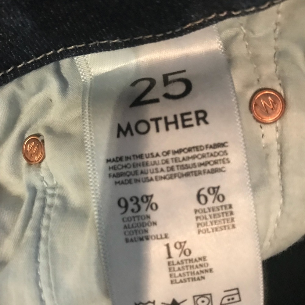 MOTHER DENIM The LOOKER ANKLE ZIP SMOOTH MOVES